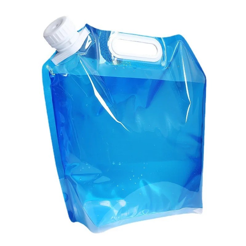 Açık su torbaları katlanabilir taşınabilir içme kampı pişirme piknik barbekü su deposu çanta taşıyıcı araba 5L/10L su tankı 1 adet