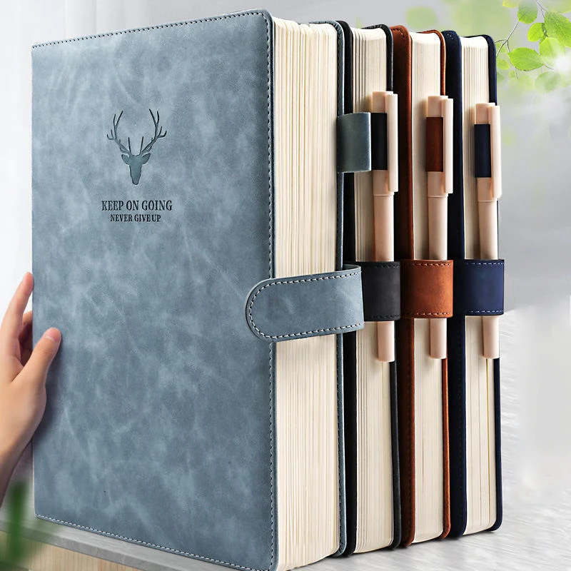 A5 dizüstü süper kalın not defteri iş yumuşak suni deri iş toplantısı kayıt kitap ofis günlüğü Sketchbook öğrenciler kırtasiye