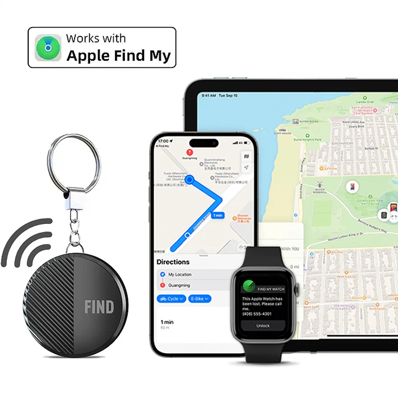 Akıllı gps traker mini anti-kayıp cüzdan bulucu tracker anahtar etiket bulucu Airtag kablosuz izleme cihazı bul