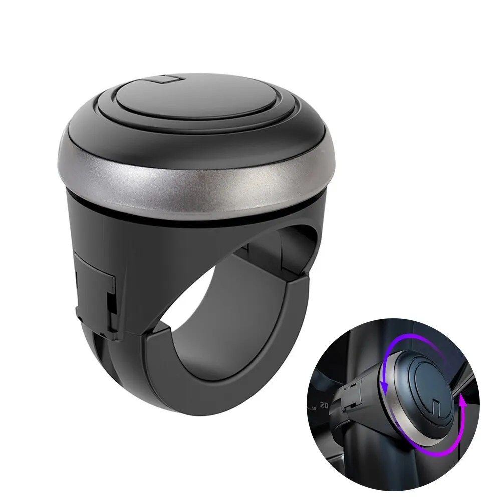 Araba direksiyon güçlendirici topu dönüm Spinner topuzu rulman güç kolu dönen evrensel oto aksesuarları emek tasarrufu kiti