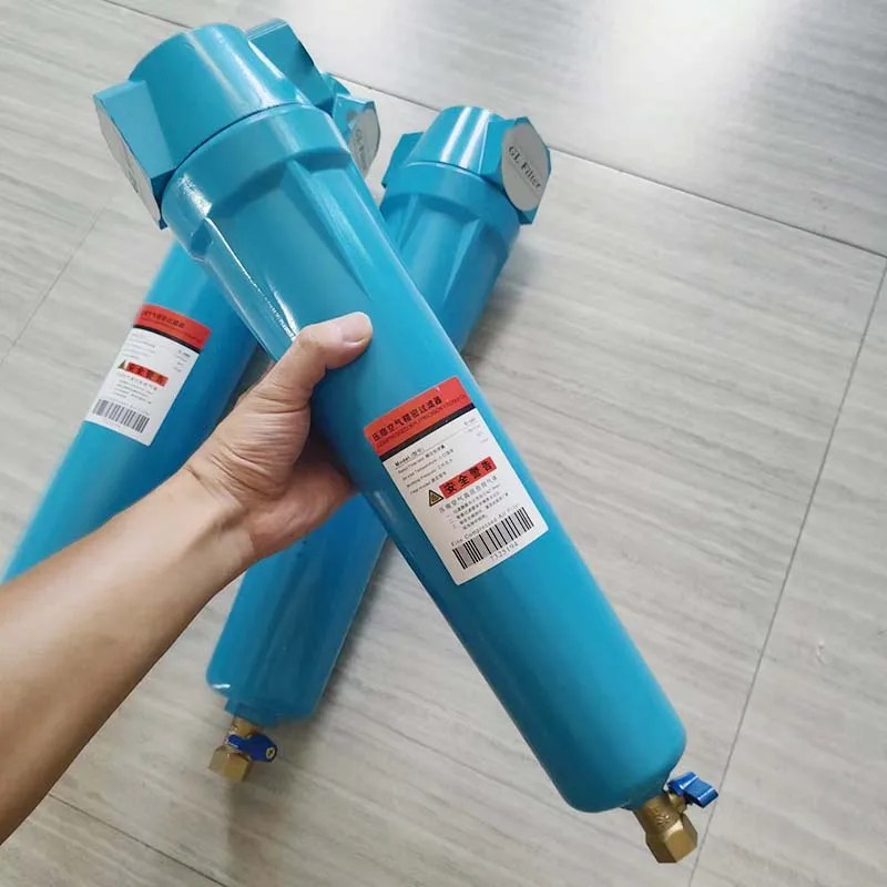 Büyük akış 060 Q/P/S otomatik kurutucu yağ su ayırıcı hava kompresörü aksesuarları basınçlı hava hassas filtre