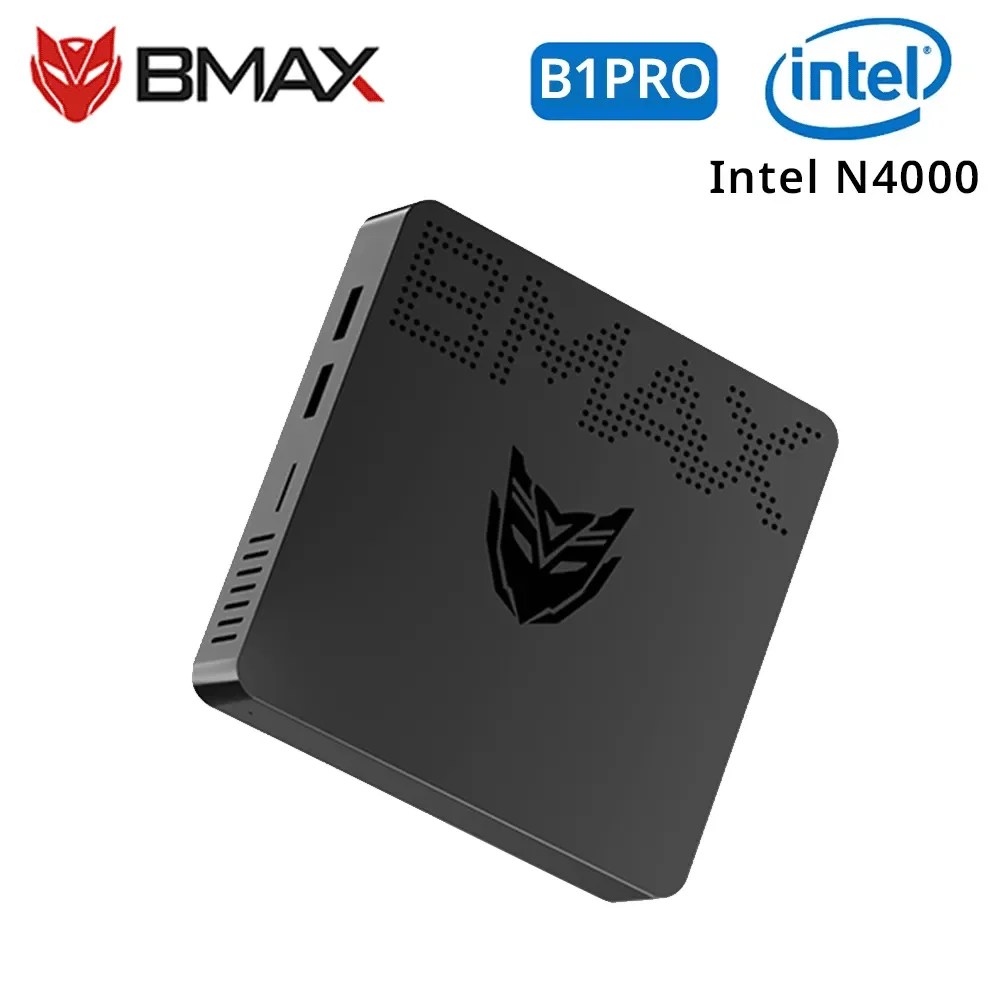 BMAX Mini PC B1PRO Windows 11 8GB RAM 128GB ROM Intel N4000 M.2 yuvası bilgisayar Dual-Band WiFi HDMI VGA Bluetooth Mini PC
