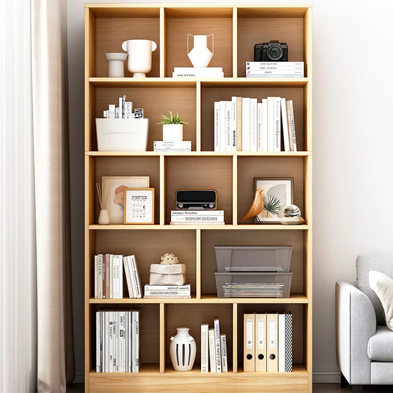 Benzersiz kitaplık Minimalist tasarım ofis Minimalist öğeleri depolama rafları yatak odası ekran Libreria cep kütüphane mobilyası