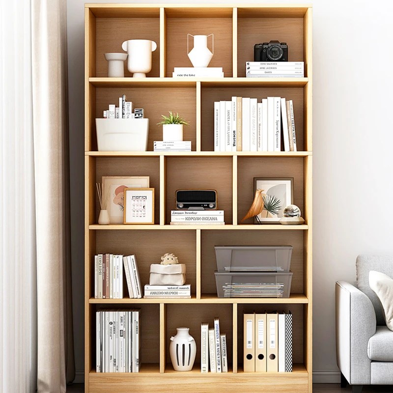 Benzersiz kitaplık Minimalist tasarım ofis Minimalist öğeleri depolama rafları yatak odası ekran Libreria cep kütüphane mobilyası - Görsel 2