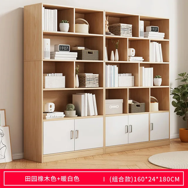 Benzersiz kitaplık Minimalist tasarım ofis Minimalist öğeleri depolama rafları yatak odası ekran Libreria cep kütüphane mobilyası