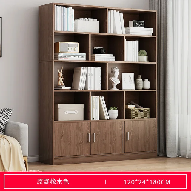 Benzersiz kitaplık Minimalist tasarım ofis Minimalist öğeleri depolama rafları yatak odası ekran Libreria cep kütüphane mobilyası