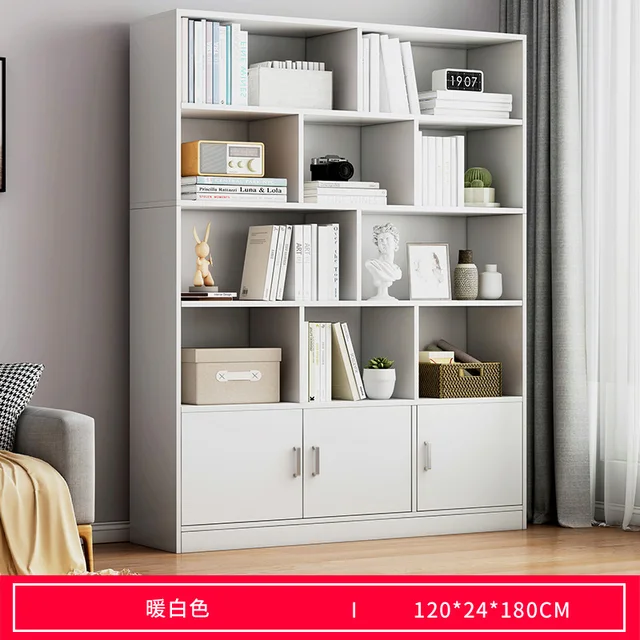 Benzersiz kitaplık Minimalist tasarım ofis Minimalist öğeleri depolama rafları yatak odası ekran Libreria cep kütüphane mobilyası