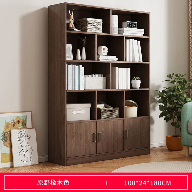 Benzersiz kitaplık Minimalist tasarım ofis Minimalist öğeleri depolama rafları yatak odası ekran Libreria cep kütüphane mobilyası