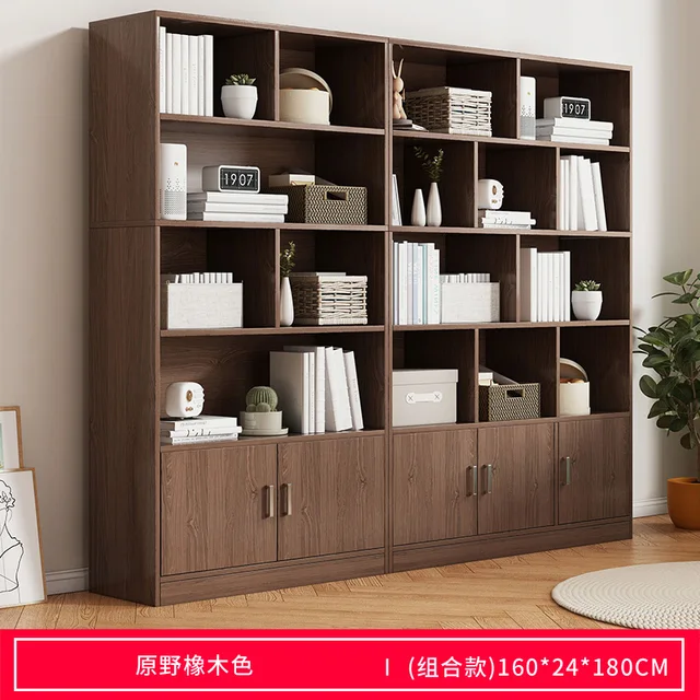 Benzersiz kitaplık Minimalist tasarım ofis Minimalist öğeleri depolama rafları yatak odası ekran Libreria cep kütüphane mobilyası