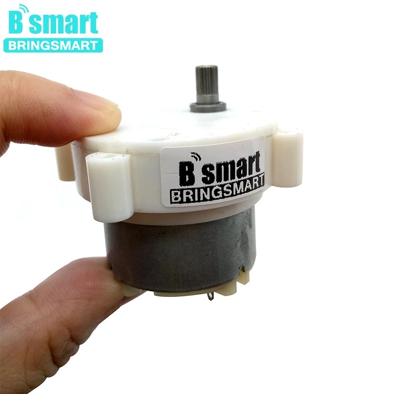 Bringsmart DC 12 Volt DİŞLİ Motor JS40-500 Plastik Şanzıman M3 Dişli Delik Mini elektrikli makine Düşürücü 30rpm Geri Dönüşümlü Motor - Görsel 5