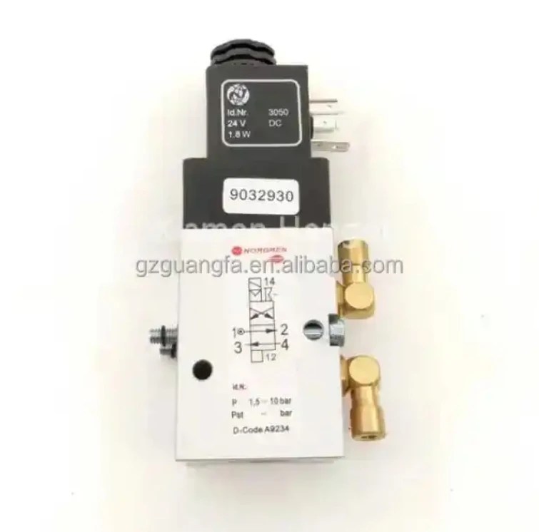 CD102 SM102 BASKI MAKİNESİ parçaları 61.184.1311 Heidelberg için Solenoid valf