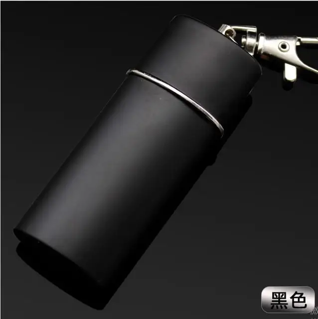 Creative portable outdoor ashtray, Personality key chain zinc alloy anti-fall sealing ashtray, Smoking tool - Görsel 7