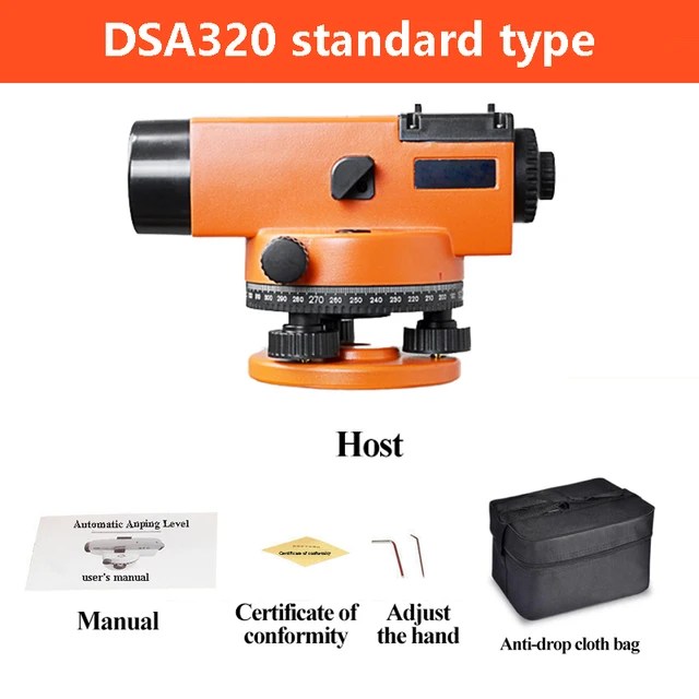 DSA320 optik tesviye cihazı otomatik anket otomatik seviye enstrüman otomatik Anping mühendislik haritalama seviyesi otomatik seviye - Görsel 7