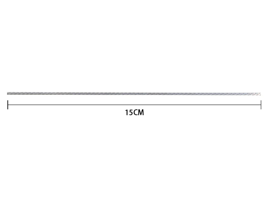 Diş Lingual ortodonti tutucu tel düz büküm teller paslanmaz çelik saf titanyum orto parantez parantez 1x153mm - Görsel 2