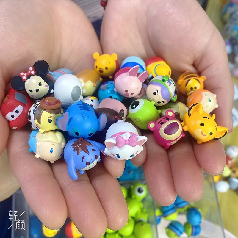 Disney Tsum Tsum Mini fasulye şekil Kawaii bebek toplu hakiki sevimli figürler oniki çin zodyak işaretleri serisi hediyeler çocuklar için