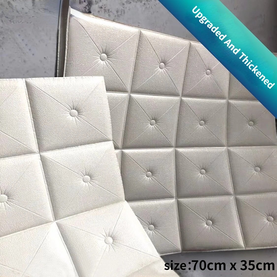 Duvar kağıdı kendinden yapışkanlı 3d yumuşak paket duvar çıkartmaları duvar kağıdı arka plan duvar anti-çarpışma su geçirmez nem geçirmez oturma