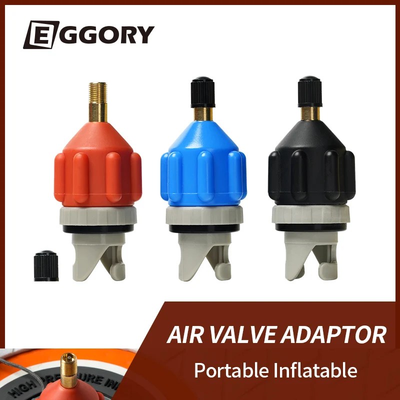 EGGORY AYAKTA SÖRF tahtası hava vana adaptörü dayanıklı kürek tekne hava vana adaptörü kayık şişme pompası adaptörü sörf tekne balıkçılık