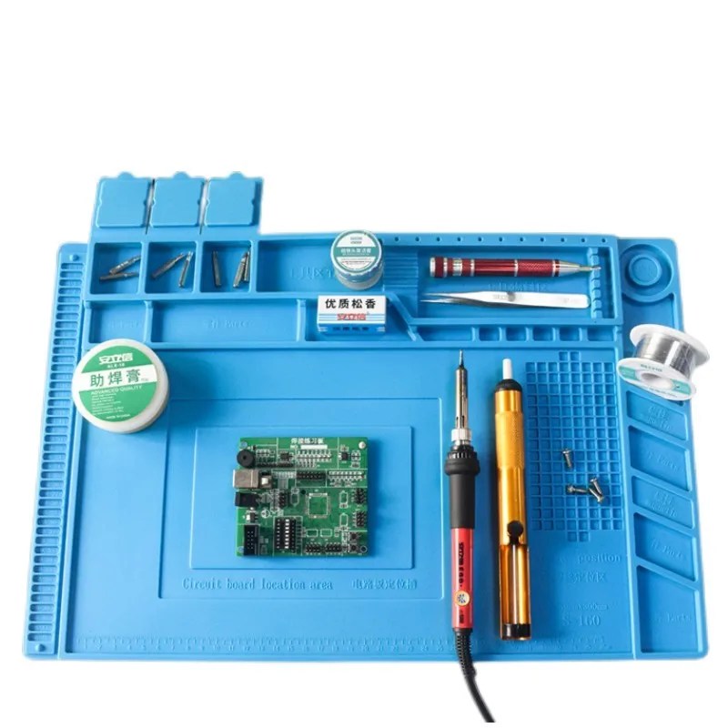 ESD isı yalıtım lehimleme Mat bilgisayar telefon onarım aracı kiti çalışma silikon onarım Pad heatresimaintenance bakım aracı kiti