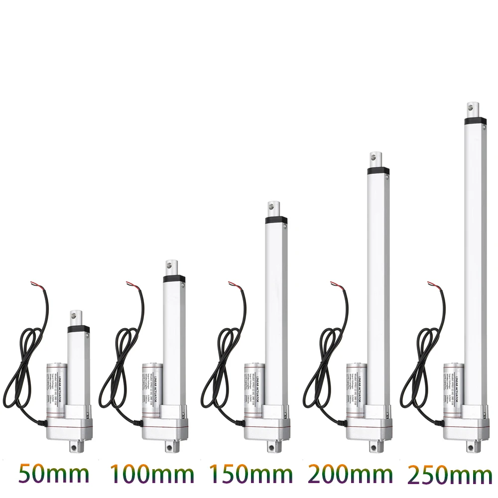 EWeLink WIFI denetleyici DC 12V/24V Linear lineer aktüatör 12V DC elektrikli sürücü pencere açacağı lineer Motor 30W 50-250mm inme