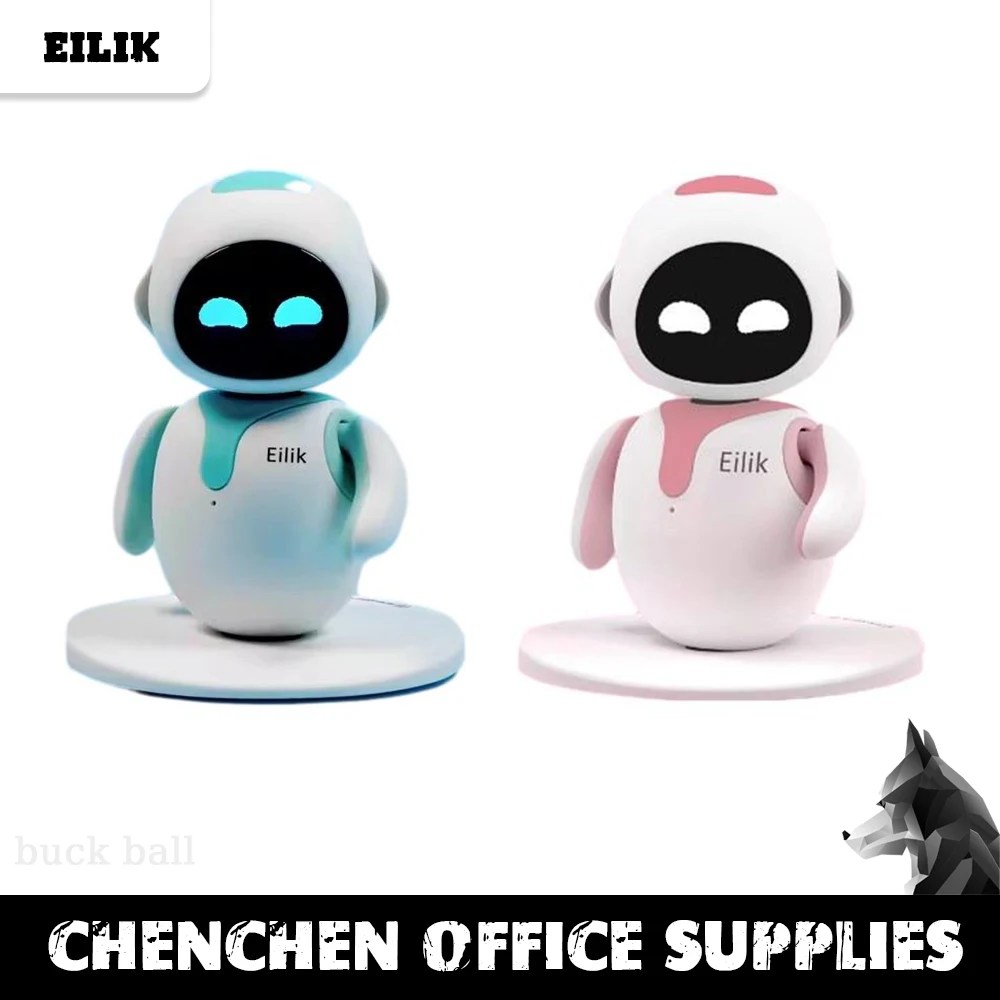 Eilik akıllı Robot akıllı Ai robotlar interaktif Emo eşlik İspanyolca sesli elektronik çocuk oyuncakları Mini masaüstü Emo akıllı Robot