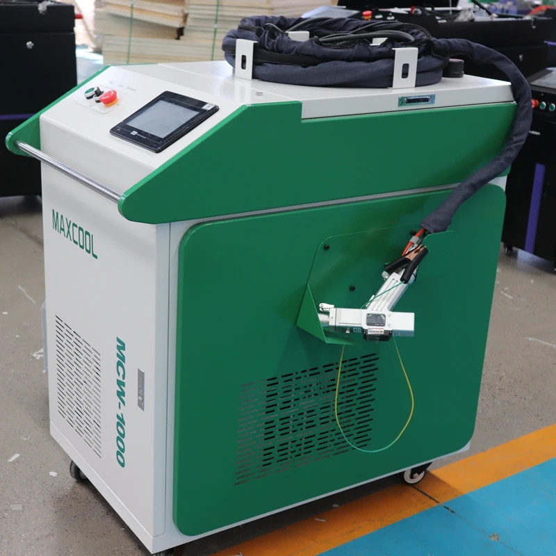 El 3 1 lazer kaynak temizleme kesme makinesi çin Maxcool çok fonksiyonlu makine 1000W 1500W 2000W