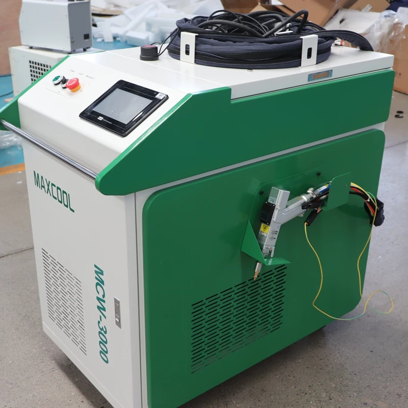 El 3 1 lazer kaynak temizleme kesme makinesi çin Maxcool çok fonksiyonlu makine 1000W 1500W 2000W