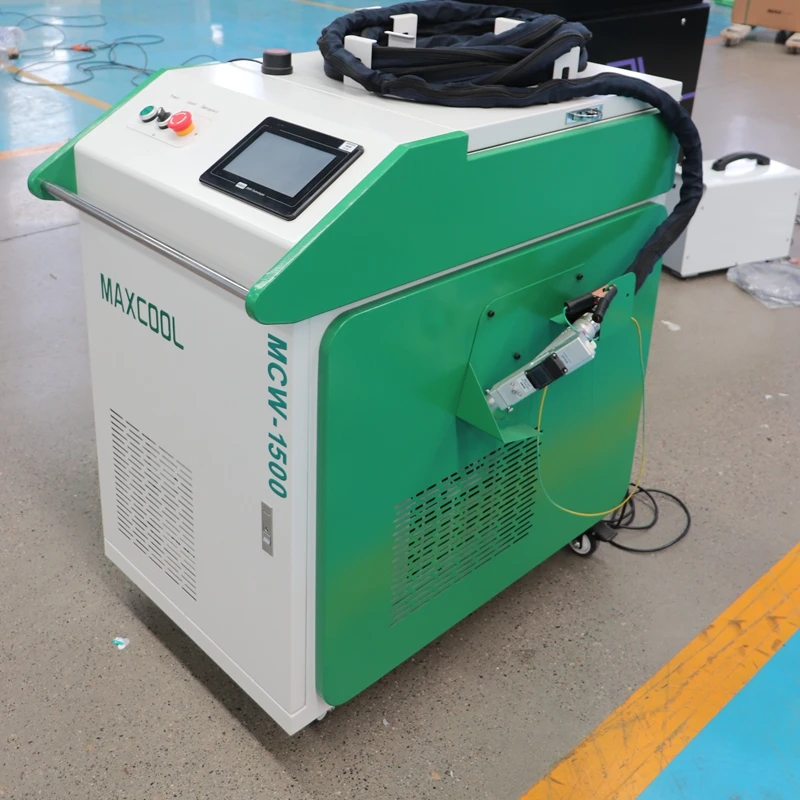 El 3 1 lazer kaynak temizleme kesme makinesi çin Maxcool çok fonksiyonlu makine 1000W 1500W 2000W