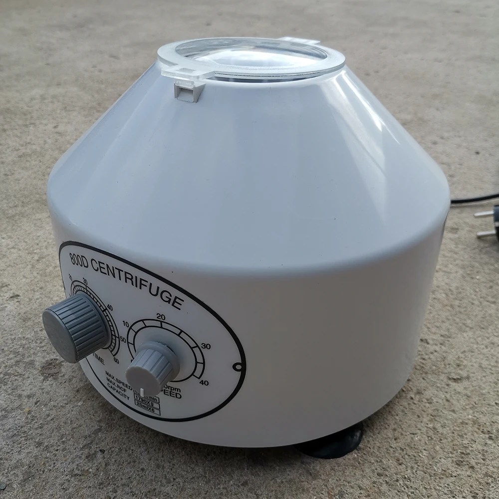 Elektrik laboratuvar santrifüjü 800D düşük hız 4000rpm 6 adet 20ml tüpler PRP PRF plazma sıvı ayırma Lab santrifüj makinesi - Görsel 3
