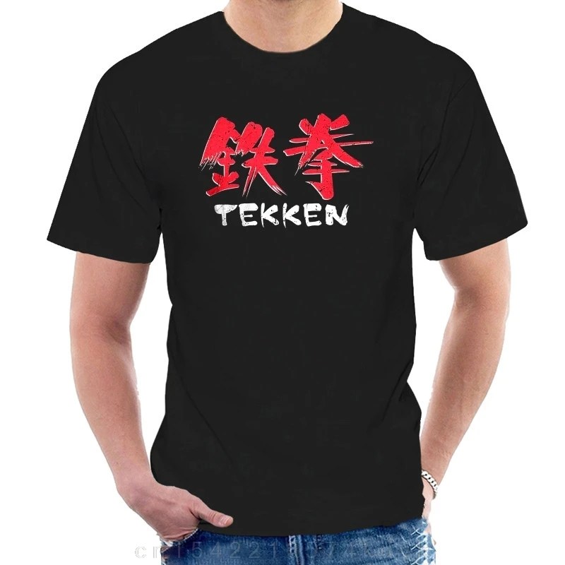 Erkek tişört Tekken klasik LOGO-gömlek % 100% pamuk-siyah @ 096712