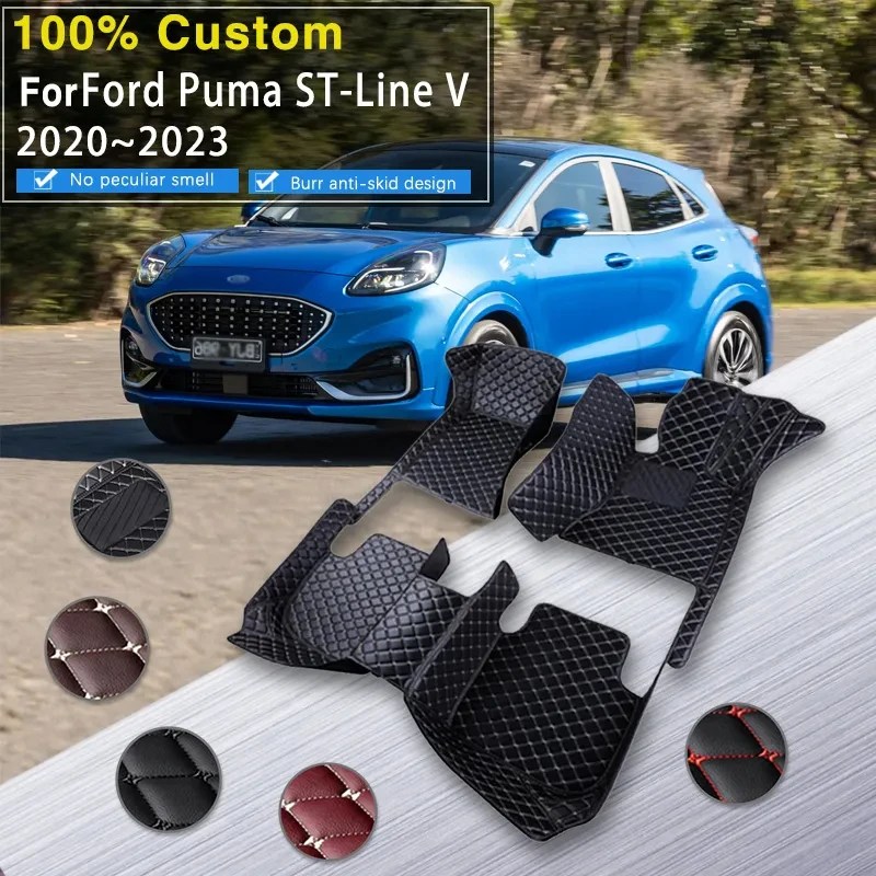 Ford Puma st-line V Crossover için araba paspasları kat 2020 2021 2022 su geçirmez Set araba paspaslar alfombricoche llas araba aksesuarları