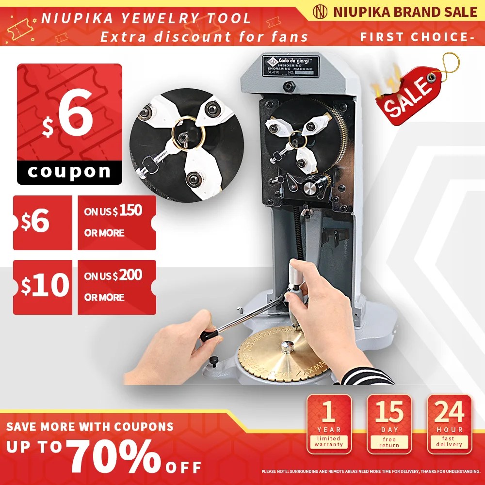 Halka içinde oyma makinesi standart mektup blok takı DIY araçları