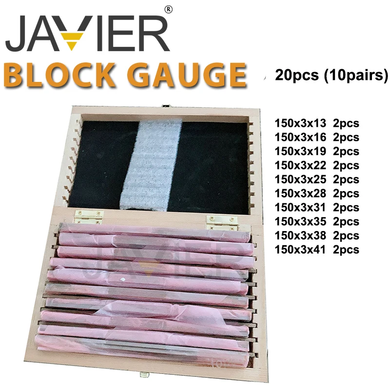 High-precision20Pcs-150mm-10 çift üretilen paralel ped gösterge bloğu CNC freze pedleri alaşımlı çelik