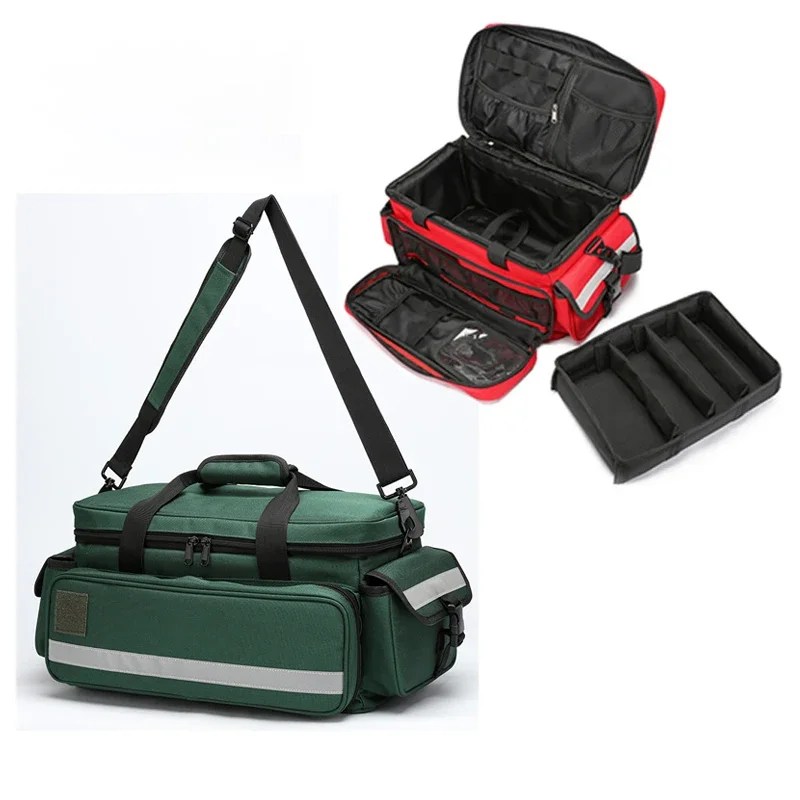 Ilk yardım kitleri boş büyük taşınabilir açık Survival afet deprem acil çanta büyük kapasiteli ev/araba tıbbi paket