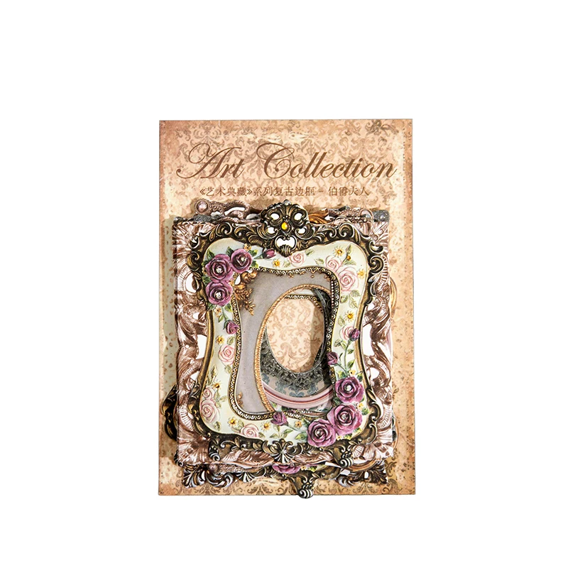 Journamm 30 adet/paket Vintage kesme çerçeve dekor kağıt önemsiz dergisi DIY Scrapbooking kolaj malzemeleri planlayıcısı yaratıcı kırtasiye