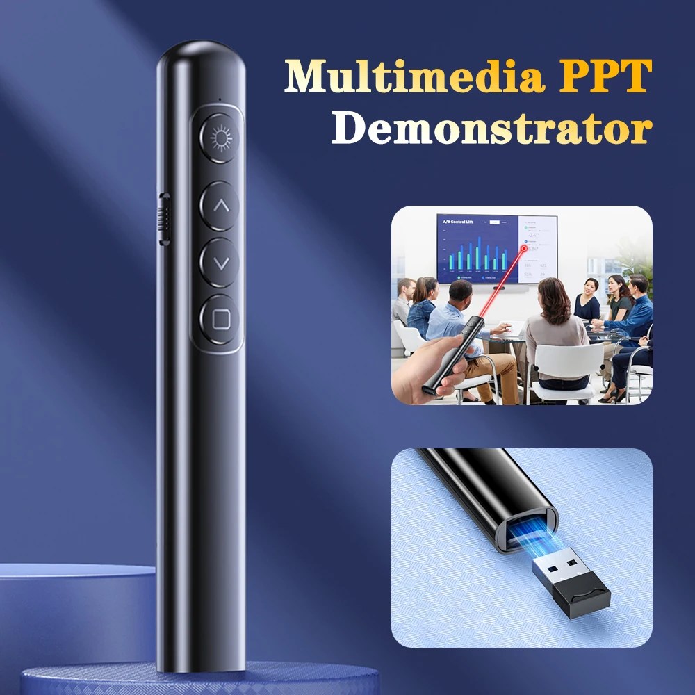 Kablosuz sunum ppt sayfa turner sunum clicker kalem uzaktan kumanda çevirme kalem ppt slayt projektör powerpoint için advancer