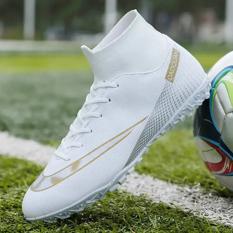 Kalite futbol kramponları toptan C.Ronaldo futbol ayakkabıları Assassin chuchucampo TF/AG futbol Sneaker Futsal spor ayakkabıları