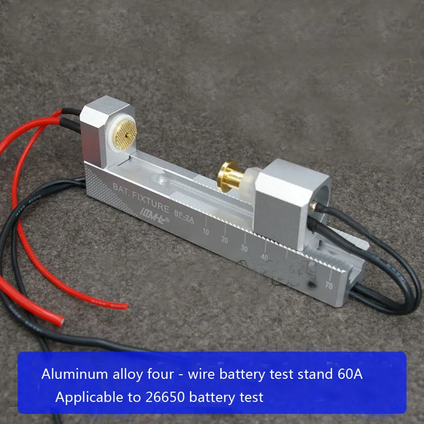 Kendinden kilitli alüminyum alaşımlı CNC dört telli akü tutucu fikstür BF-30-60A için 18650 26650 AA AAA