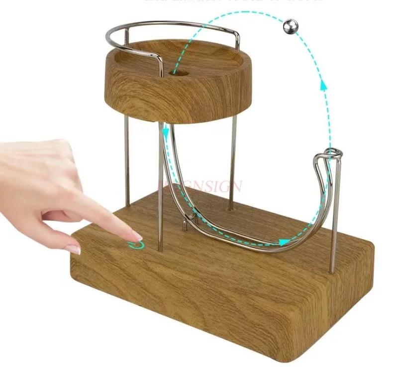 Kinetik sanat sürekli hareket makinesi, sürekli hareket makinesi, masa oyuncakları, Newtons bilim fizik araçları, sürekli hareket