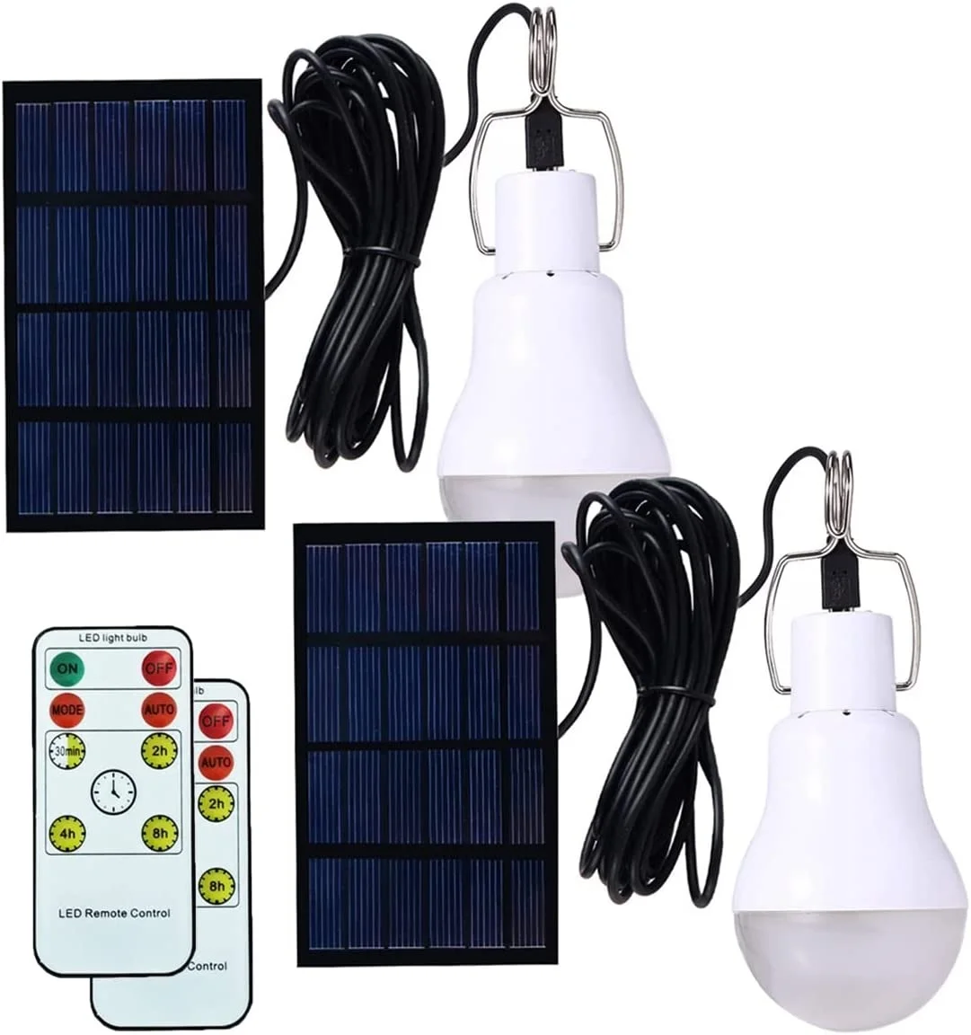 LED güneş ampul ışık su geçirmez açık 5V USB şarj asılı acil güneş işığı enerjili lamba taşınabilir güçlü kapalı ev - Görsel 6