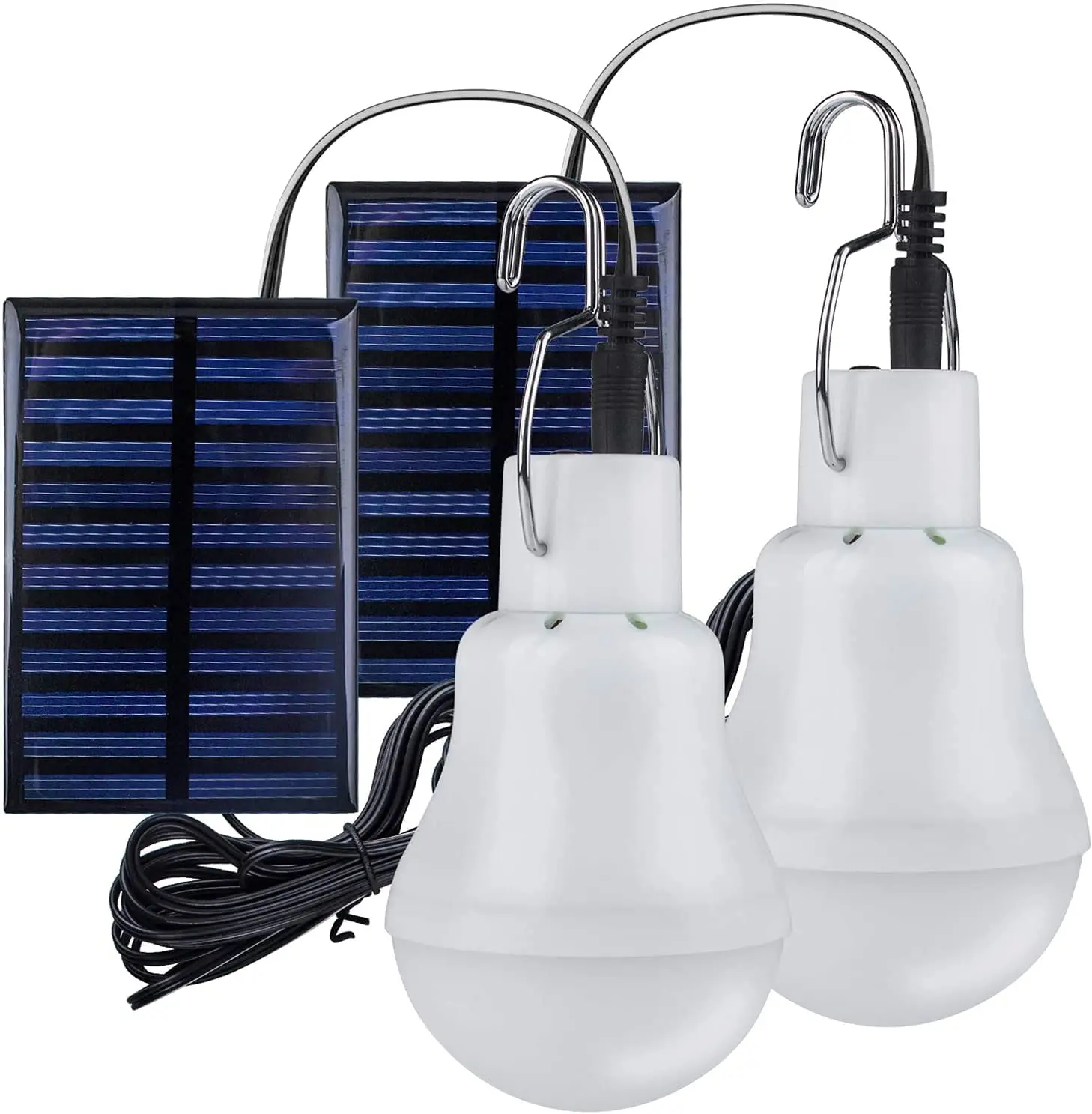 LED güneş ampul ışık su geçirmez açık 5V USB şarj asılı acil güneş işığı enerjili lamba taşınabilir güçlü kapalı ev - Görsel 1