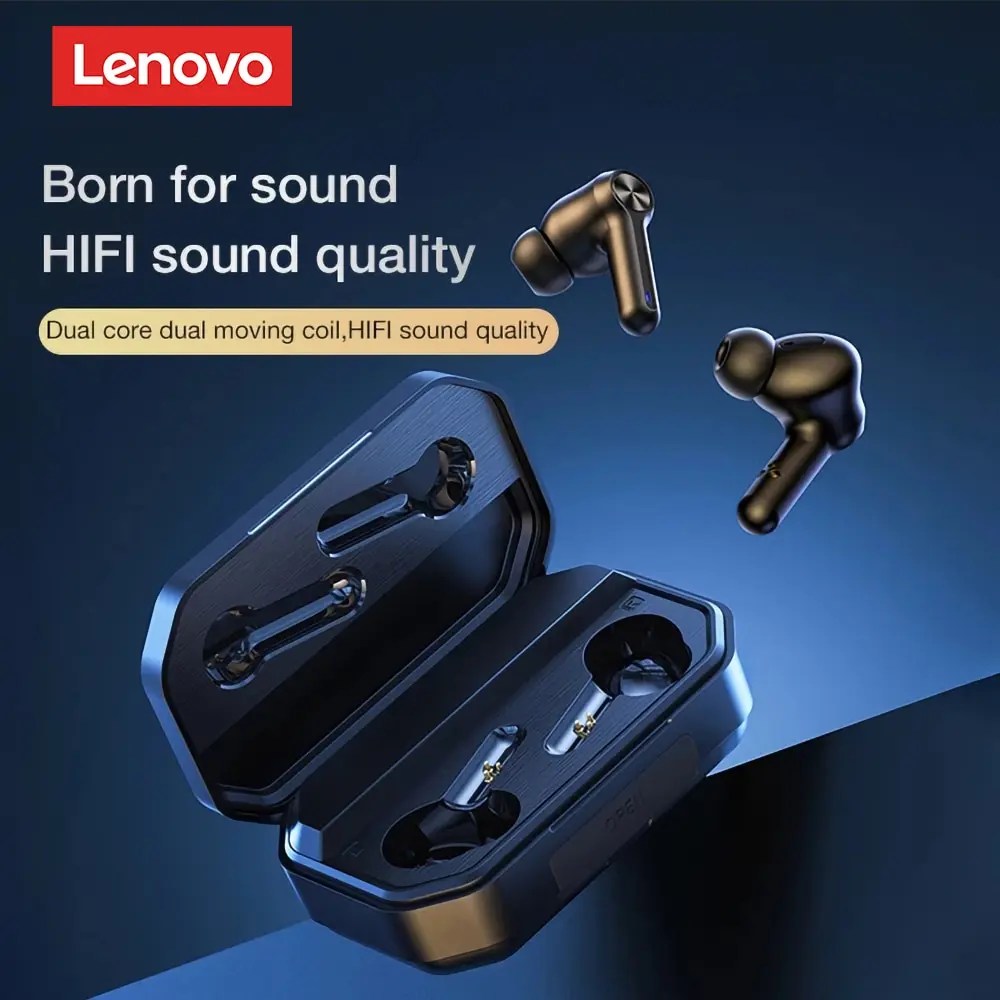 Lenovo LP3 Pro kulaklık TWS Bluetooth 5.0 kablosuz HIFI müzik kulaklık ekran 1200mAh pil kulaklıklar oyun kulaklıklar - Görsel 2