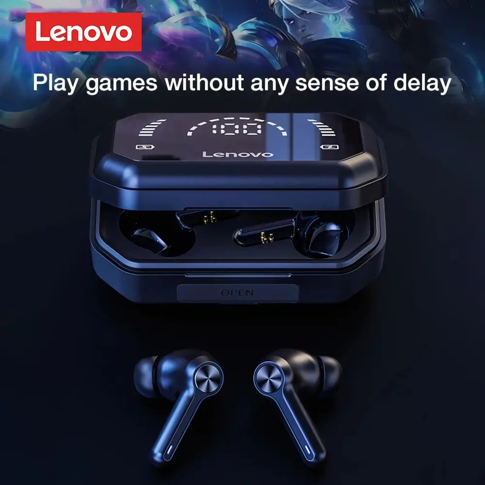 Lenovo LP3 Pro kulaklık TWS Bluetooth 5.0 kablosuz HIFI müzik kulaklık ekran 1200mAh pil kulaklıklar oyun kulaklıklar - Görsel 4