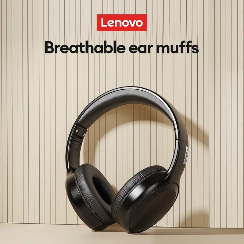 Lenovo TH30 kablosuz kulaklıklar Bluetooth 5.3 kulaklık Mic ile katlanabilir Gaming Headset spor kulaklık müzik kulaklıklar 250mAh