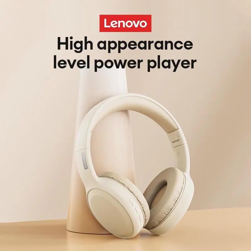 Lenovo TH30 kablosuz kulaklıklar Bluetooth 5.3 kulaklık Mic ile katlanabilir Gaming Headset spor kulaklık müzik kulaklıklar 250mAh