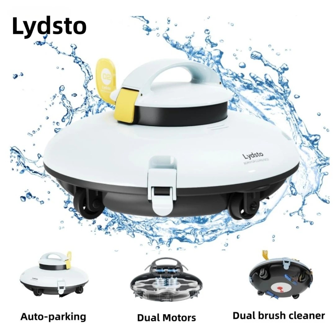 Lydsto akülü robotik havuz temizleyici otomatik yüzme havuzu otomatik park için havuz elektrikli süpürgesi kablosuz robotlu süpürge