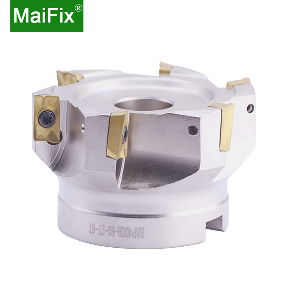 MaiFix BAP300R BAP400R 4T 5T 6T kenetlenmiş CNC kesim çelik sağ açı End Mill hassas yüz freze kesicisi