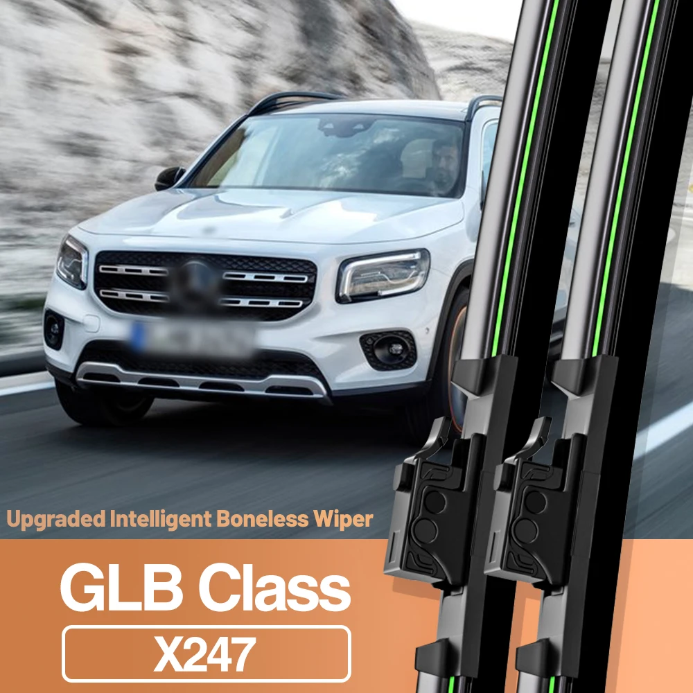 Mercedes Benz GLB sınıf X247 için 2 adet 2019-2023 ön cam sileceği bıçakları cam pencere aksesuarları 2020 2021 2022