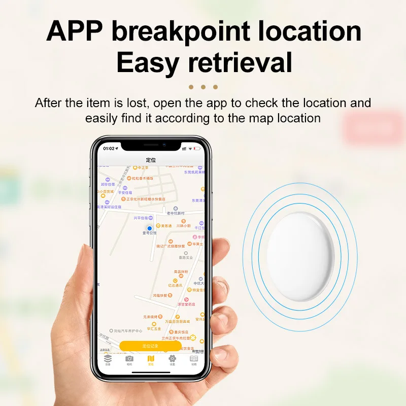 Mini GPS izci Bluetooth 4.0 akıllı bulucu AirTag için akıllı anti-kayıp cihaz GPS bulucu mobil tuşları Pet çocuklar bulucu Apple için