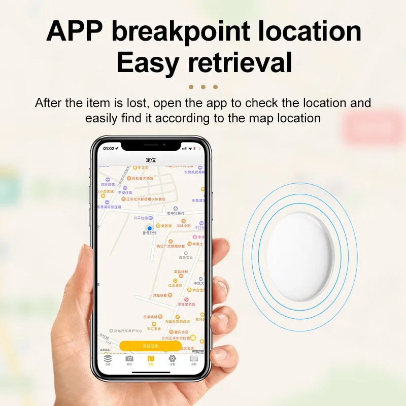 Mini GPS izci Bluetooth 4.0 akıllı bulucu AirTag için akıllı anti-kayıp cihaz GPS bulucu mobil tuşları Pet çocuklar bulucu Apple için - Görsel 3