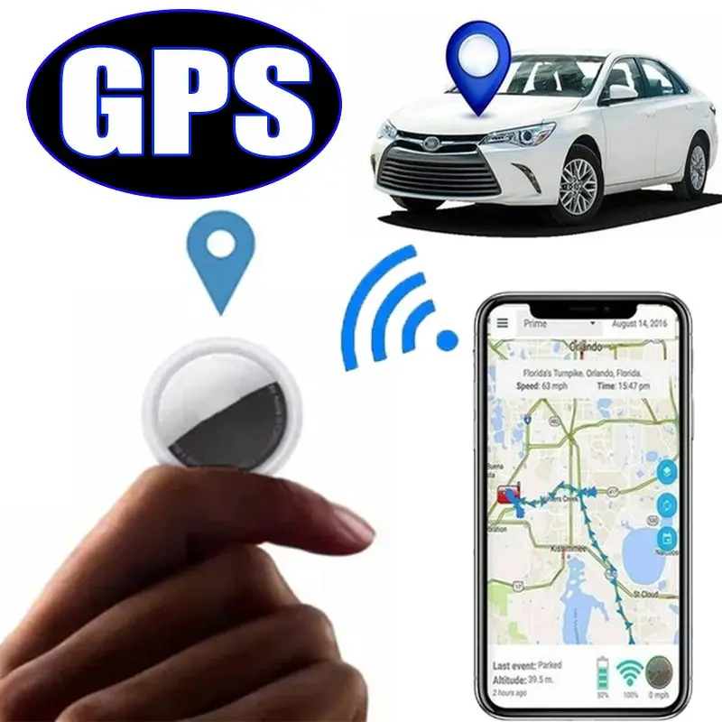 Mini GPS izci Bluetooth 4.0 akıllı bulucu AirTag için akıllı anti-kayıp cihaz GPS bulucu mobil tuşları Pet çocuklar bulucu Apple için